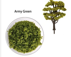 Products: Flock Bush and Tree Foliage - Army Green - 3 Foot 6 Models
