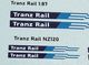 Tranz Rail decal set - 3 Foot 6 Models