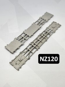 NZR UK class container wagon - open decking - NZ120 - 3 Foot 6 Models