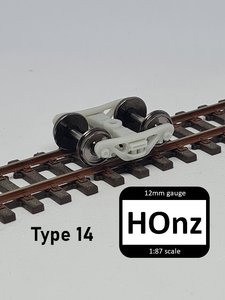 NZR type 14 bogie - HOnz (pair) - 3 Foot 6 Models