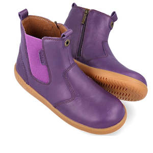 Bobux Boots Nz: Bobux Kid+ Jodphur Leather Boot Indigo Purple  830061