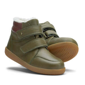 Bobux Boots Nz: Bobux Kid+ Timber Arctic WATERPROOF Boot Olive 836007F