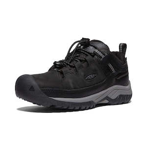 Keen: Keen Youths Targhee Low Waterproof Hiker Black/Steel Grey