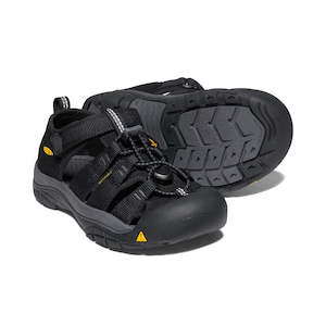 Keen: Keen Kids Newport Black Yellow School Sandal Youths