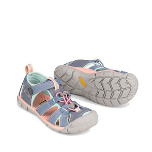 Keen: Keen Big Kids- Seacamp 11 CNX Flint Stone Ocean Wave