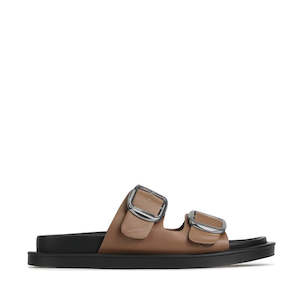 Los Cabos: Los Cabos Womens Slide Ando with Arch Support Mushroom