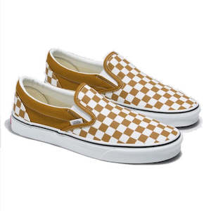 Vans: Vans CSO Color Theory Checkerboard Golden Brown Adults NOT RETURNABLE