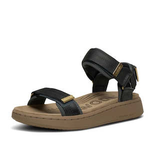 Woden: Woden Line Women's 3 Strap Sandal Storm Blue