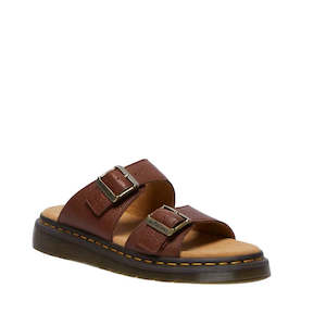 Dr Martens Sandals: Dr Martens Josef Slide Sandal Cashew Ambassador Leather