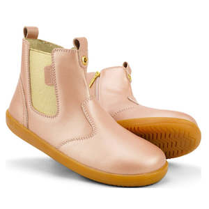 Bobux Kid Jodphur Leather Boots: Bobux Kid+ Jodphur Boot Rose Gold 830021
