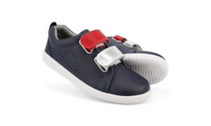 Bobux Kid Switch Kicks Changeable Straps: Bobux Kids Plus KP SWITCH Grass Court Navy 837712