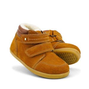 Bobux Iwalk Timber Leather Boots: Bobux Iwalk Timber Arctic Mustard Leather Boot-635902B