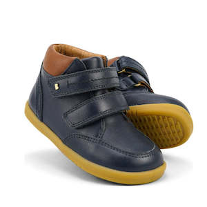 Bobux Iwalk Timber Leather Boots: Bobux Iwalk Timber Navy Leather Boot 632619