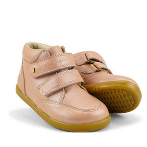 Bobux Iwalk Timber Leather Boots: Bobux Iwalk IW Timber Leather Toddlers Boot Pink Dusk Pearl