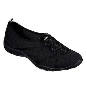 Breathe Easy Skechers Womens Relaxed Fit Memory Foam: Skechers Breathe Easy A Look Relaxed Fit Black