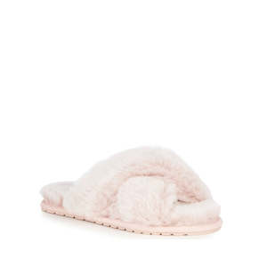 Emu Mayberry Slippers Sheepskin Nz: EMU Women's Mayberry Frost Musk Pink Luxurious Sheepskin Scuff Slipper