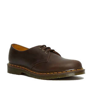 Dr Martens 1461 3 Eye Oxford Shoes: Dr Martens - 1461 Crazy Horse Oxford Shoe 3 Eye  Dark Brown