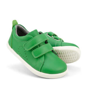 Bobux Iw Iwalk Grass Court: Bobux Iwalk Grass Court Emerald Green Leather Trainer 633744