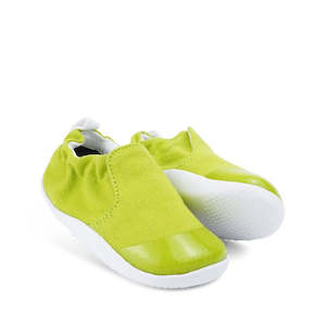 Bobux Scamp Canvas Crawler And First Walkers: Bobux Xplorer Scamp Crawler Lime 501704
