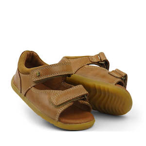 Toddlers Bobux Driftwood Leather Sandals Step Up: Bobux Step Up - Driftwood 728609A Caramel Tan