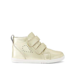 Bobux Boots Nz: Bobux IWalk IW Hi Grass Court Boot Pale Gold  650816