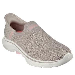 Skechers: Skechers Womens Slip In Go Walk 7 Springtime Taupe WIDE WIDTH