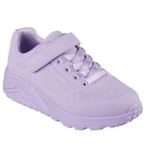 Kids Uno Trainers So Light: Skechers Kids Uno Lite Lavender Hook & Loop Trainer