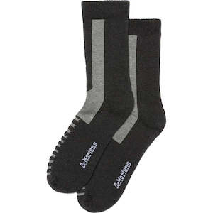 Dr Martens Socks Double Doc Sock Unisex Charcoal Organic