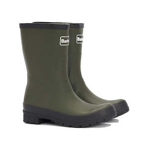 All Womens: Barbour Banbury Black Mid Calf  Wellys Womens Rainboot