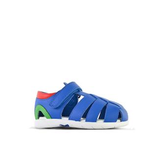 Clarks: Clarks - Sonny Toddlers Blue Leather Sandal E Average Width