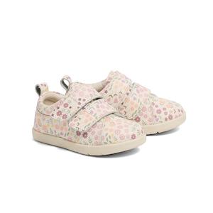 Pretty Brave: Pretty Brave 1st Walker Brooklyn Leather Trainer Secret Garden