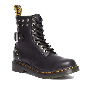 Dr Martens 1460 8 Eye Boots: Dr Martens 1460 HDW Pascal Hardware 8 eye Nappa Clearance