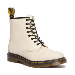 Dr Martens 1460 8 Eye Boots: Dr Martens 1460 Smooth Parchment Beige 8 up Leather Boot LAST ONE