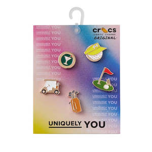Crocs Jibbtiz Charms Nz: Crocs Jibbitz 5 Pack - 19th Hole Golf Charms