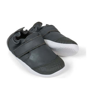 All Bobux: Bobux Xplorer XP Go Smoke Grey First Walker Crawler 501002B