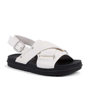 Emu Faye Coconut Leather Sandal w/Back Strap