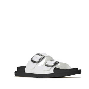 Los Cabos Womens Slide Ando with Arch Support White