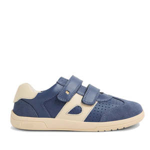 Bobux KP Kids Plus Titan Juniors Leather Sneaker Vintage Indigo Blue