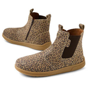 Bobux KP Kids Plus Jodhpur II Juniors Leather Boot Leopard Shimmer