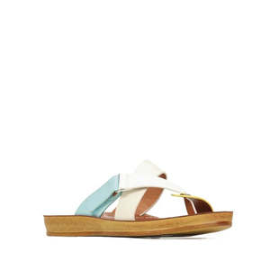 Los Cabos Bry Pastel Combo Yellow Off White Blue