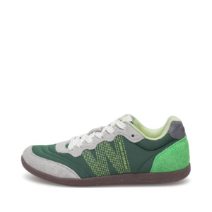 Woden: Woden Nanna Apple Green Multi Lace Up Sneaker