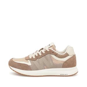 Woden: Woden Rigmor Heritage Coffee Cream Lace Up Sneaker