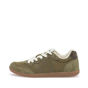Woden Nanna Dark Olive Lace Up Sneaker
