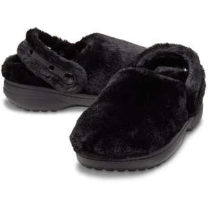 All: Crocs Adults Unfurgettable Lined Clog Black Fluffy