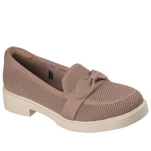 Skechers Womens Cleo Taylor Desire Mocha FlyKnit Fabric Loafer