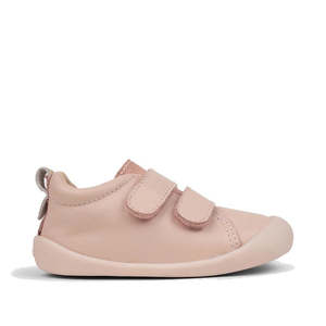 Pretty Brave First Walker Toto Leather Trainer Dusky Pink