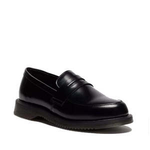 Dr Martens Doc: Dr Martens Loafer Temara Slip On Black Smooth Leather