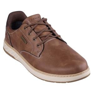 Skechers Mens Wide Width Garlan Pryor Waterproof Slip on Trainer Brown