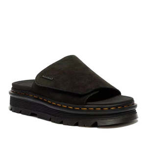 Dr Martens Zebzag Black EH Suede Slide Sandal