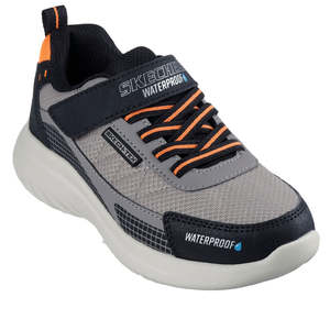 All: Skechers Kids Bounder 2.0 Aqua Pace Waterproof Trainer Brown Taupe